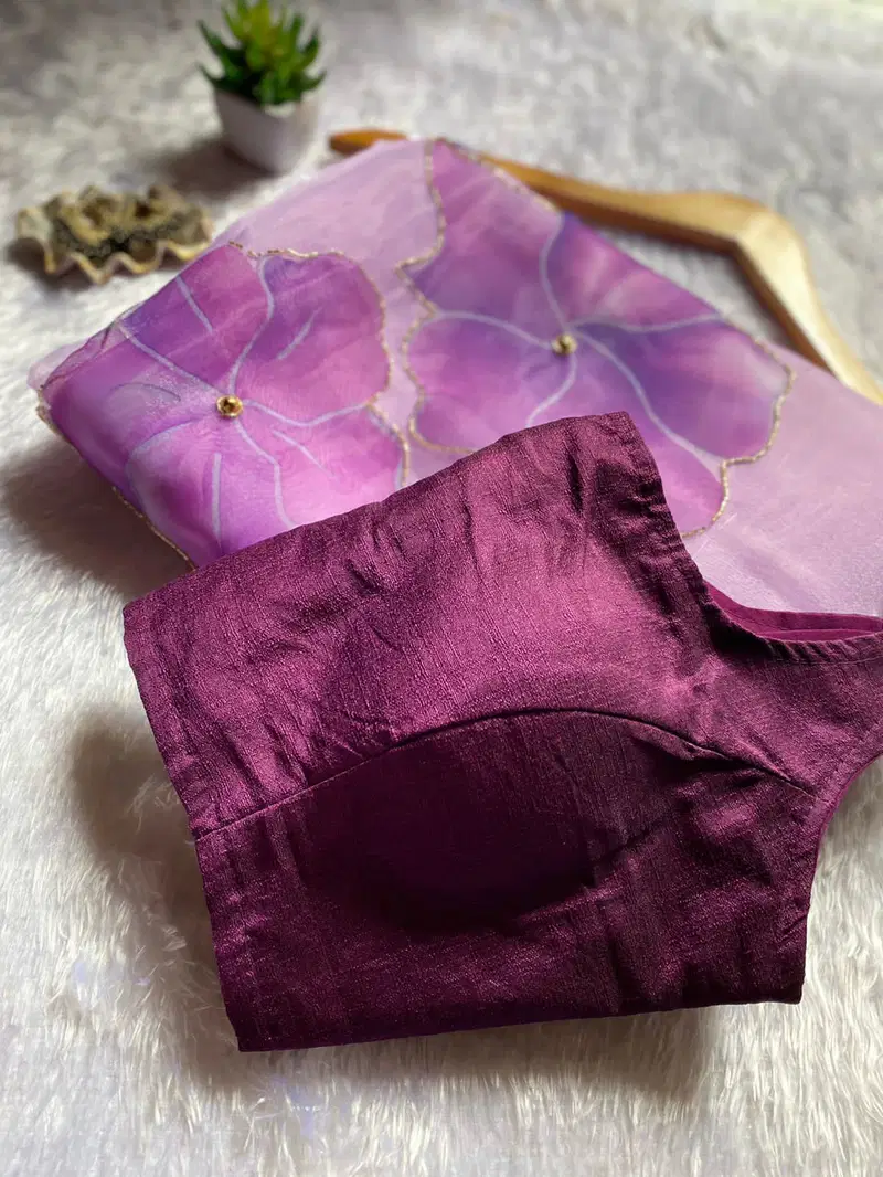 VK 4161 Pure Organza Designer Non Catalog Saree